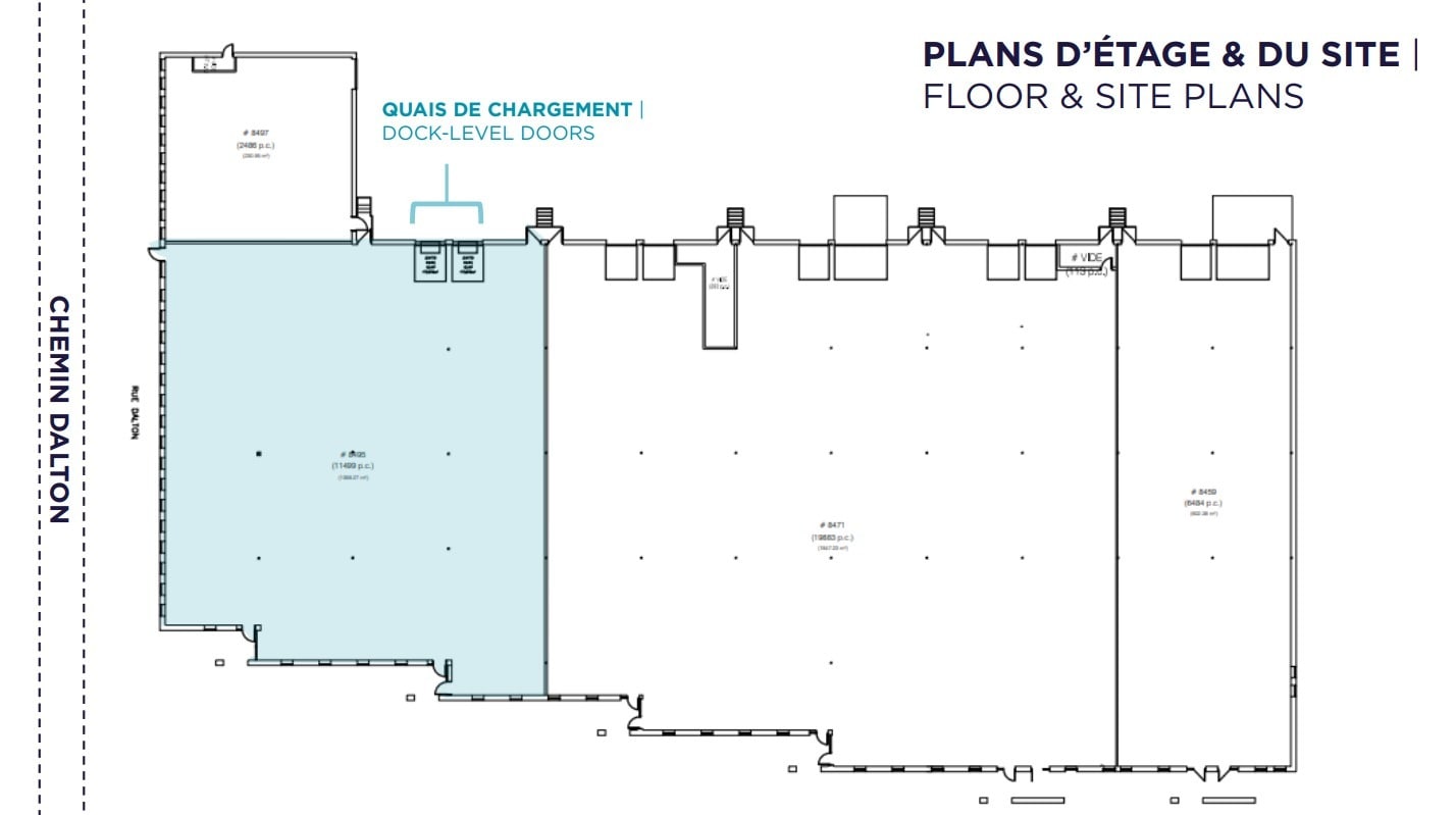 8459-8497 Ch Dalton, Mont-Royal, QC à louer Plan d’étage– Image 1 sur 1