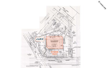 2727 W Cheltenham Ave, Wyncote, PA à louer Plan de site– Image 2 sur 2