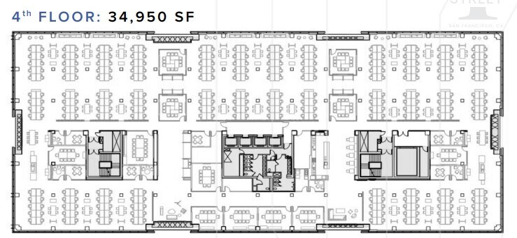 1 Tenth St, San Francisco, CA à louer Plan d’étage– Image 1 sur 3
