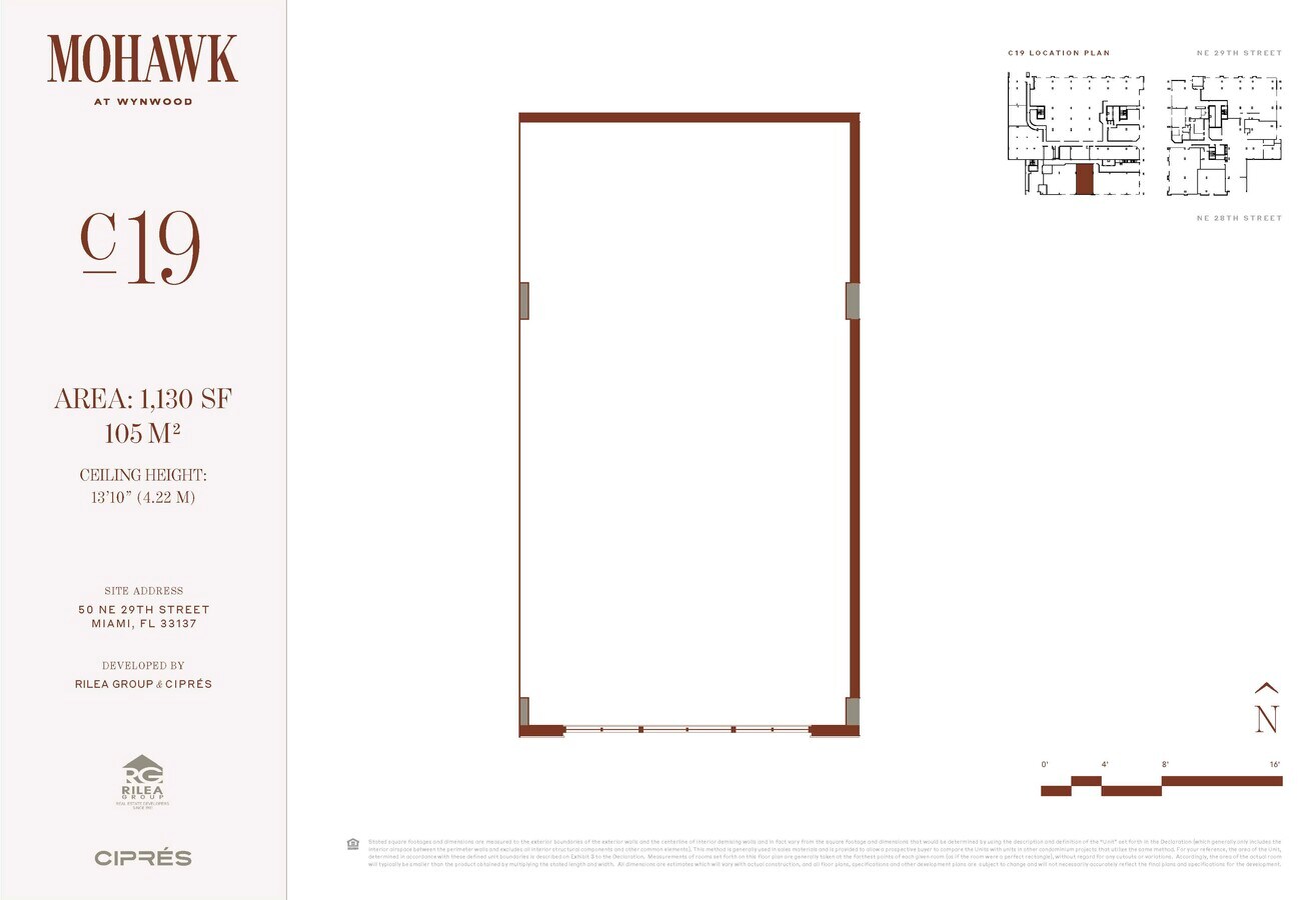 50 NE 29th St, Miami, FL 33137 - Lot C-19 -  - Plan d’étage - Image 1 of 1
