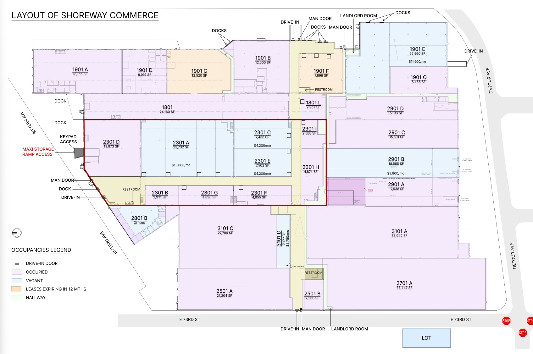 799 E 73rd St, Cleveland, OH à louer Plan d’étage– Image 1 sur 1