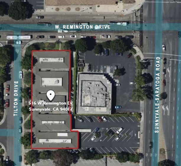 516 W Remington Dr, Sunnyvale, CA à louer - Aérien – Image 1 sur 1