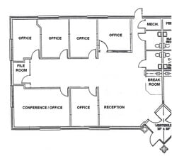 609 S Kelly Ave, Edmond, OK à louer Plan d’étage– Image 1 sur 16