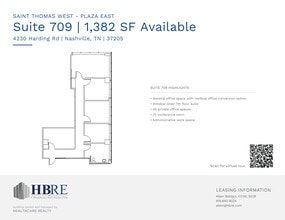 4230 Harding Rd, Nashville, TN à louer Plan de site– Image 1 sur 1