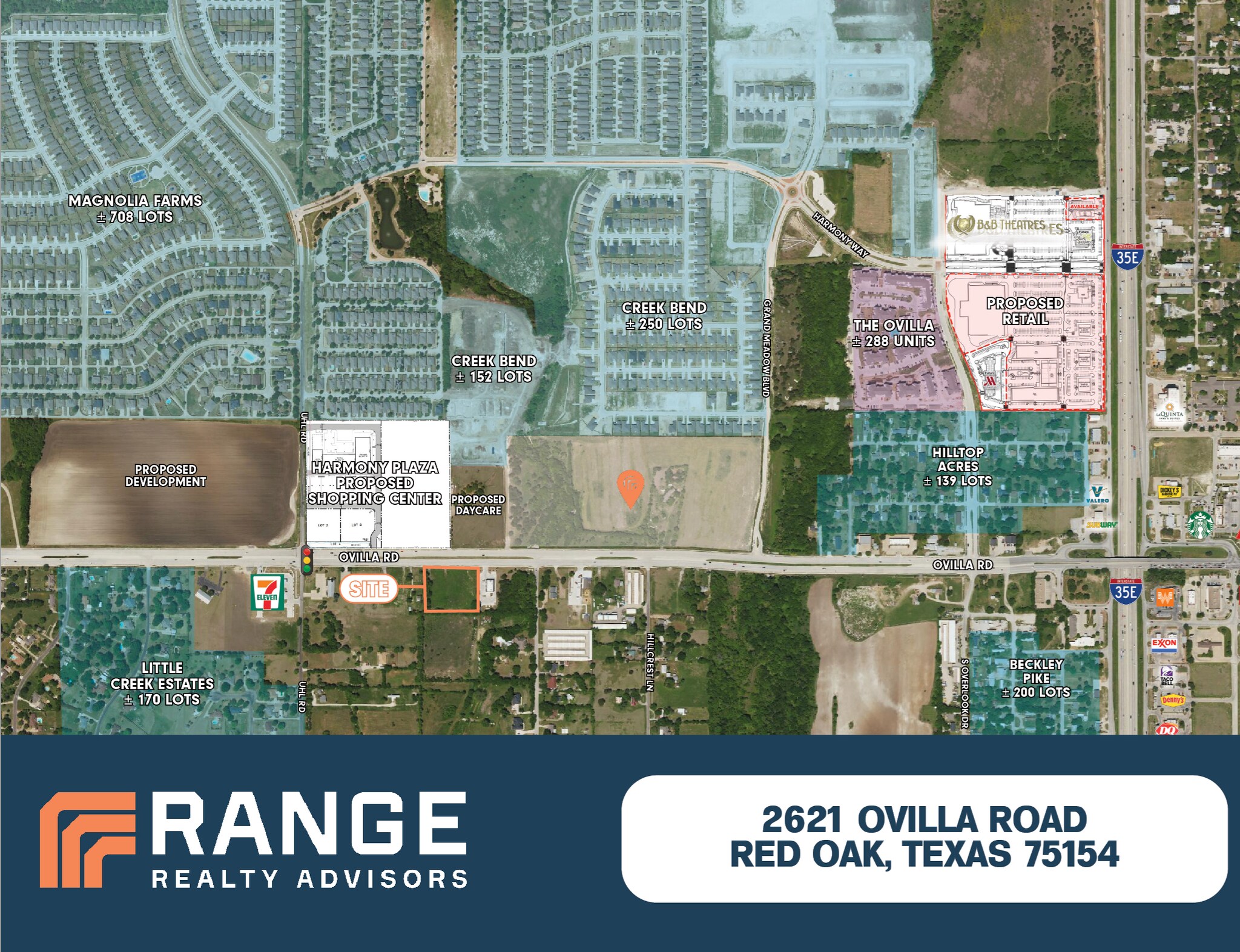 2621 Ovilla Rd, Red Oak, TX à vendre Photo de l’immeuble– Image 1 sur 3