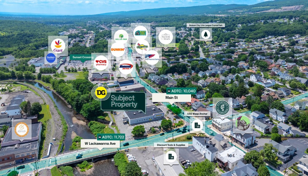 1650 Main St, Olyphant, PA à vendre - Photo de l’immeuble – Image 3 sur 3