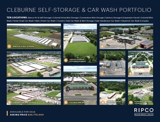 Plus de détails pour Cleburne Self-Storage+Car Wash Portfolio – Spécialisé à vendre, Cleburne, TX