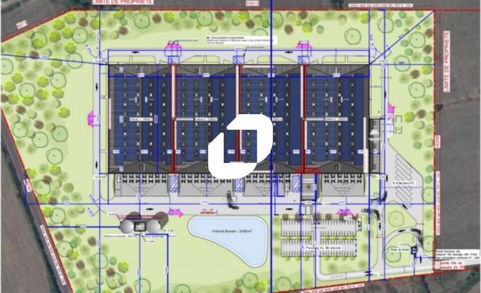 Industriel/Logistique dans Yzeure à vendre - Plan de site – Image 2 sur 3
