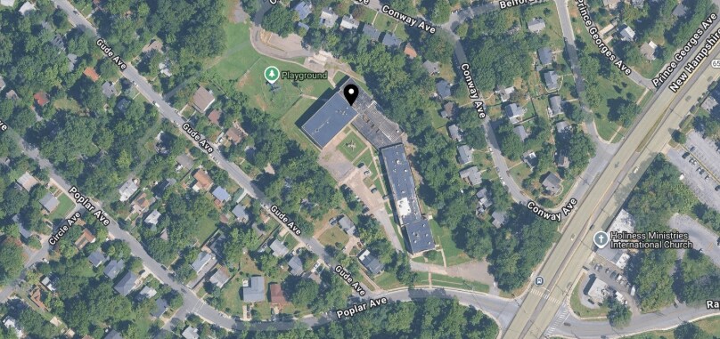 6501 Poplar Ave, Takoma Park, MD à vendre - Aérien – Image 2 sur 2
