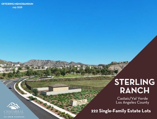 Plus de détails pour VTTM NO: 60257 _ 222 Single Family Estate Lots _, Castaic, CA - Terrain à vendre