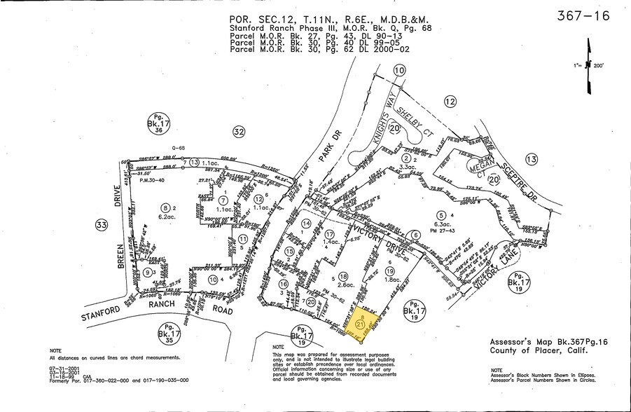 3291 Stanford Ranch Rd, Rocklin, CA à vendre - Plan cadastral – Image 2 sur 3