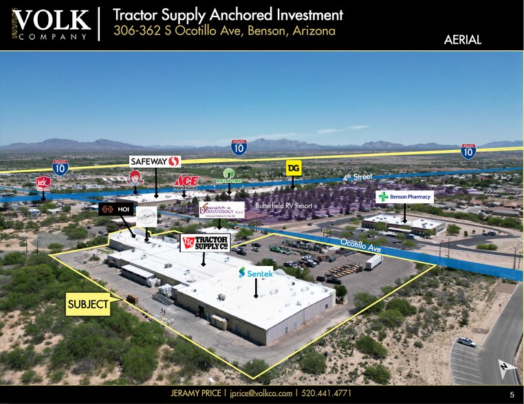 306-362-362 S Ocotillo Ave, Benson, AZ à vendre - Photo principale – Image 1 sur 17