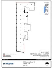 207 Queens Quay W, Toronto, ON à louer Plan d’étage– Image 1 sur 1