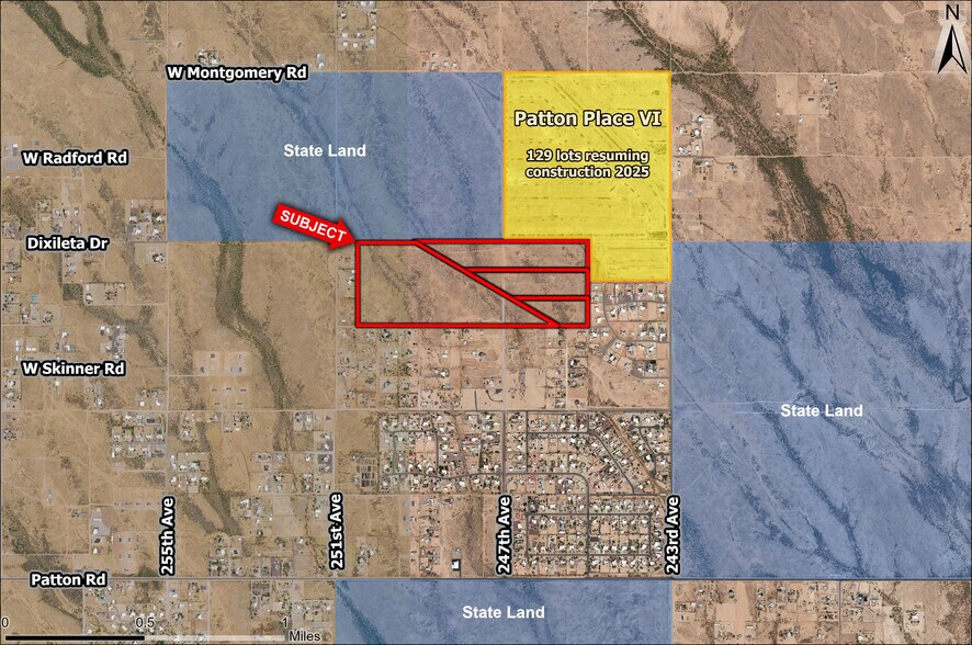 247th Ave, Wittmann, AZ à vendre - Aérien – Image 3 sur 7