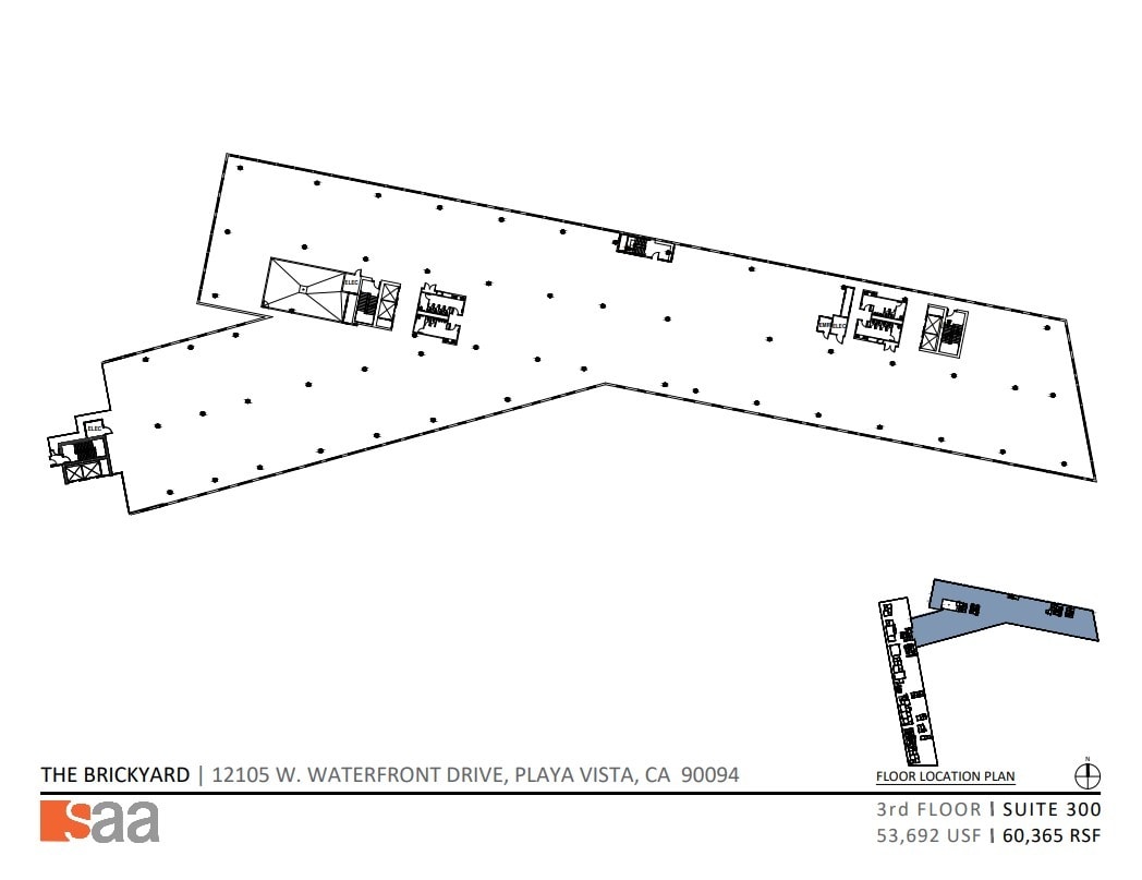 12105 W Waterfront Dr, Playa Vista, CA à louer Plan d’étage– Image 1 sur 1