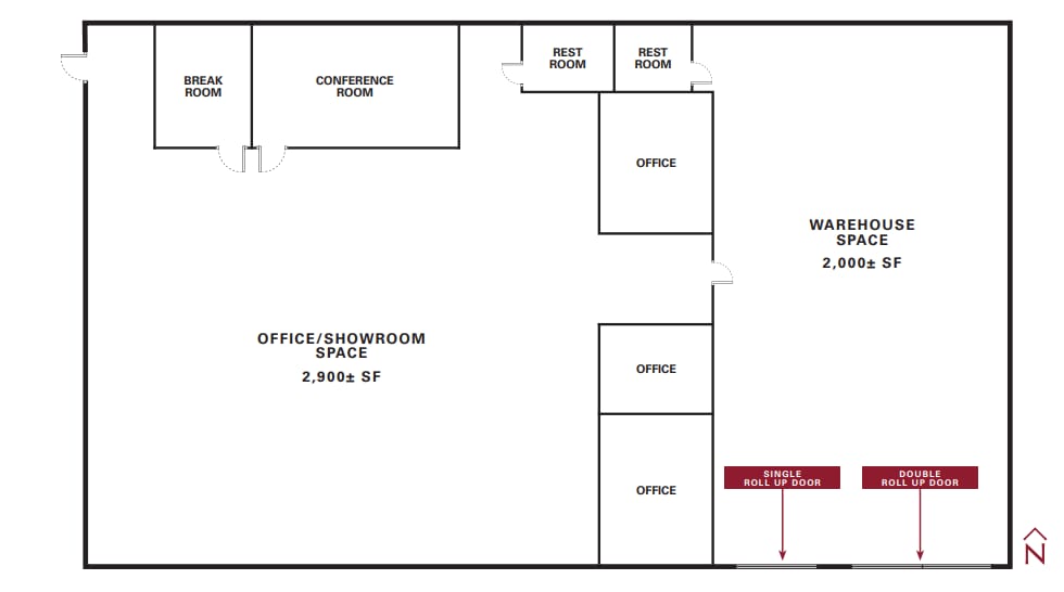 6770 N Blackstone Ave, Fresno, CA à louer Plan d’étage– Image 1 sur 1