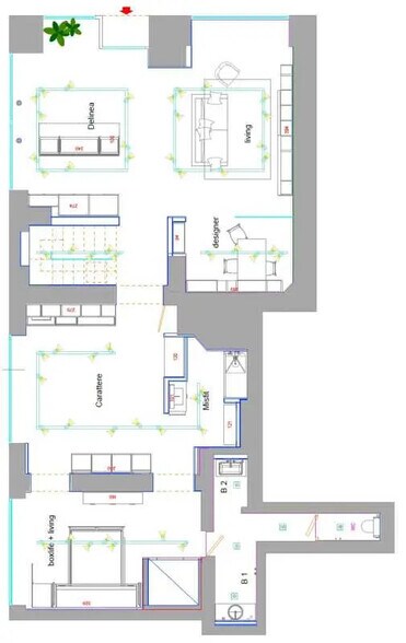Local commercial dans Paris à louer - Plan d’étage – Image 2 sur 2
