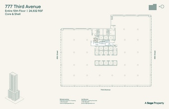 777 Third Ave, New York, NY à louer Plan d’étage– Image 1 sur 5