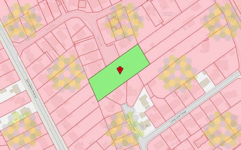 12 The Close, Holbury à vendre - Plan de site – Image 2 sur 2