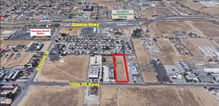VAC/10th St/VIC Avenue P12, Palmdale, CA - VUE AÉRIENNE  vue de carte - Image1