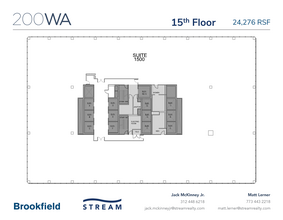 200 W Adams St, Chicago, IL à louer Plan d’étage– Image 1 sur 2