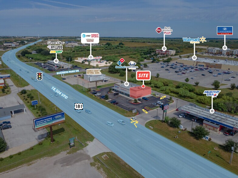 119 Business Park Dr, Kenedy, TX à louer - Aérien – Image 2 sur 2