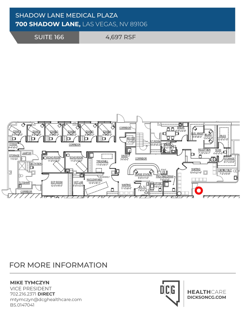 700 Shadow Ln, Las Vegas, NV à louer Plan d’étage– Image 1 sur 14