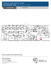700 Shadow Ln, Las Vegas, NV à louer Plan d’étage– Image 1 sur 14