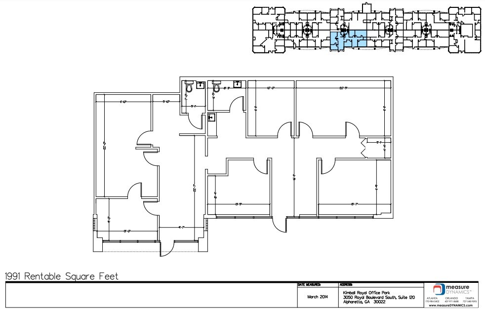 3050 Royal Blvd S, Alpharetta, GA à louer Plan d’étage– Image 1 sur 1