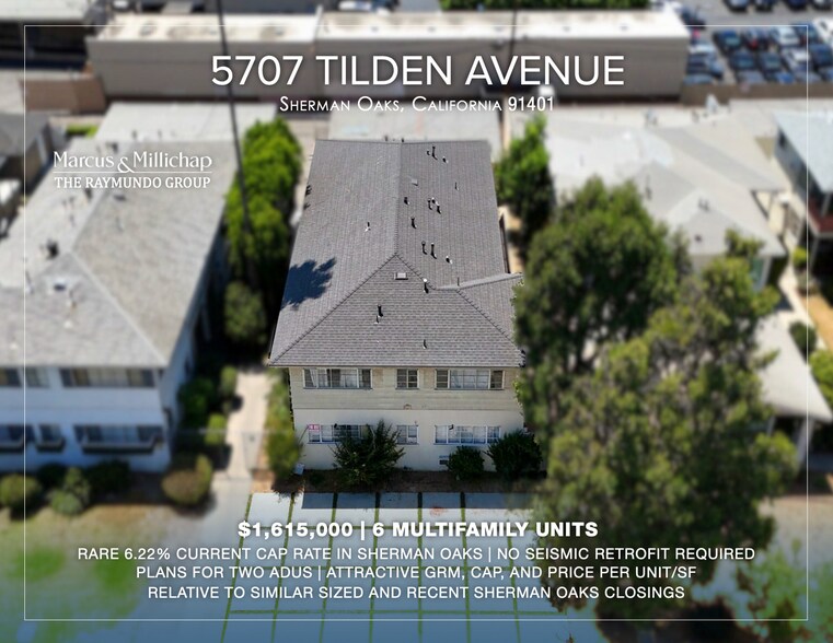 5707 Tilden Ave, Sherman Oaks, CA à vendre - Photo de l’immeuble – Image 1 sur 13