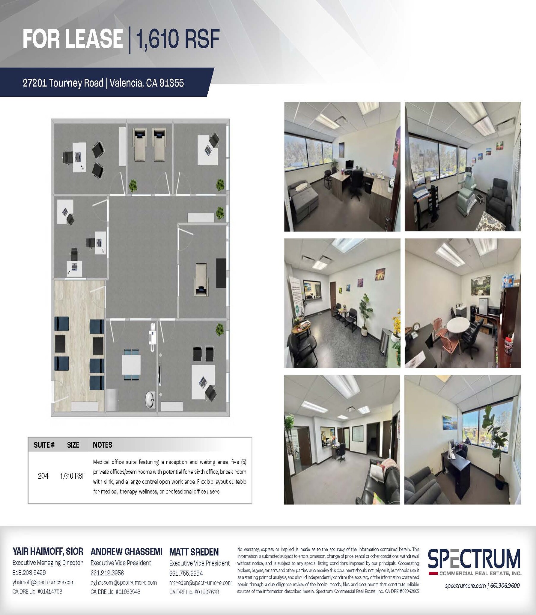 27201 Tourney Rd, Valencia, CA à louer Plan d’étage– Image 1 sur 11