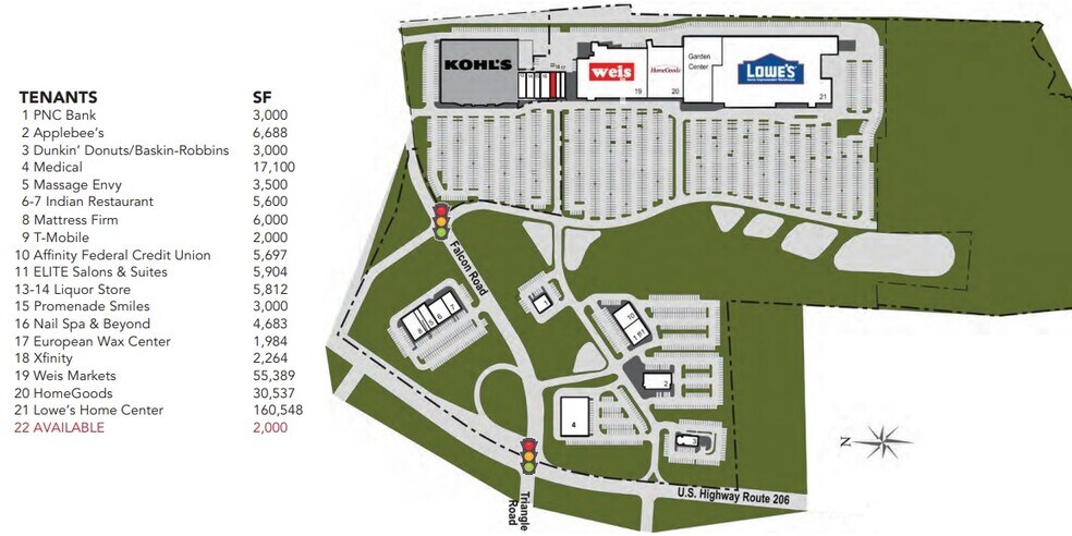315 US Highway 206, Hillsborough, NJ à louer - Plan de site – Image 2 sur 6