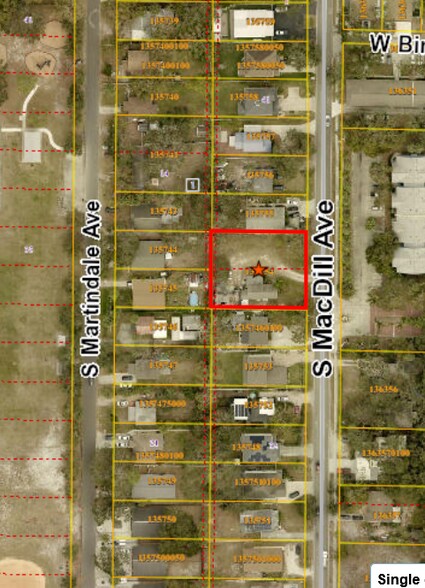 6313 S Macdill Ave, Tampa, FL à vendre - Aérien – Image 2 sur 2
