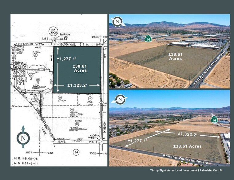SWC Rancho Vista Boulevard & Division Street, Palmdale, CA à vendre - Plan cadastral – Image 2 sur 3