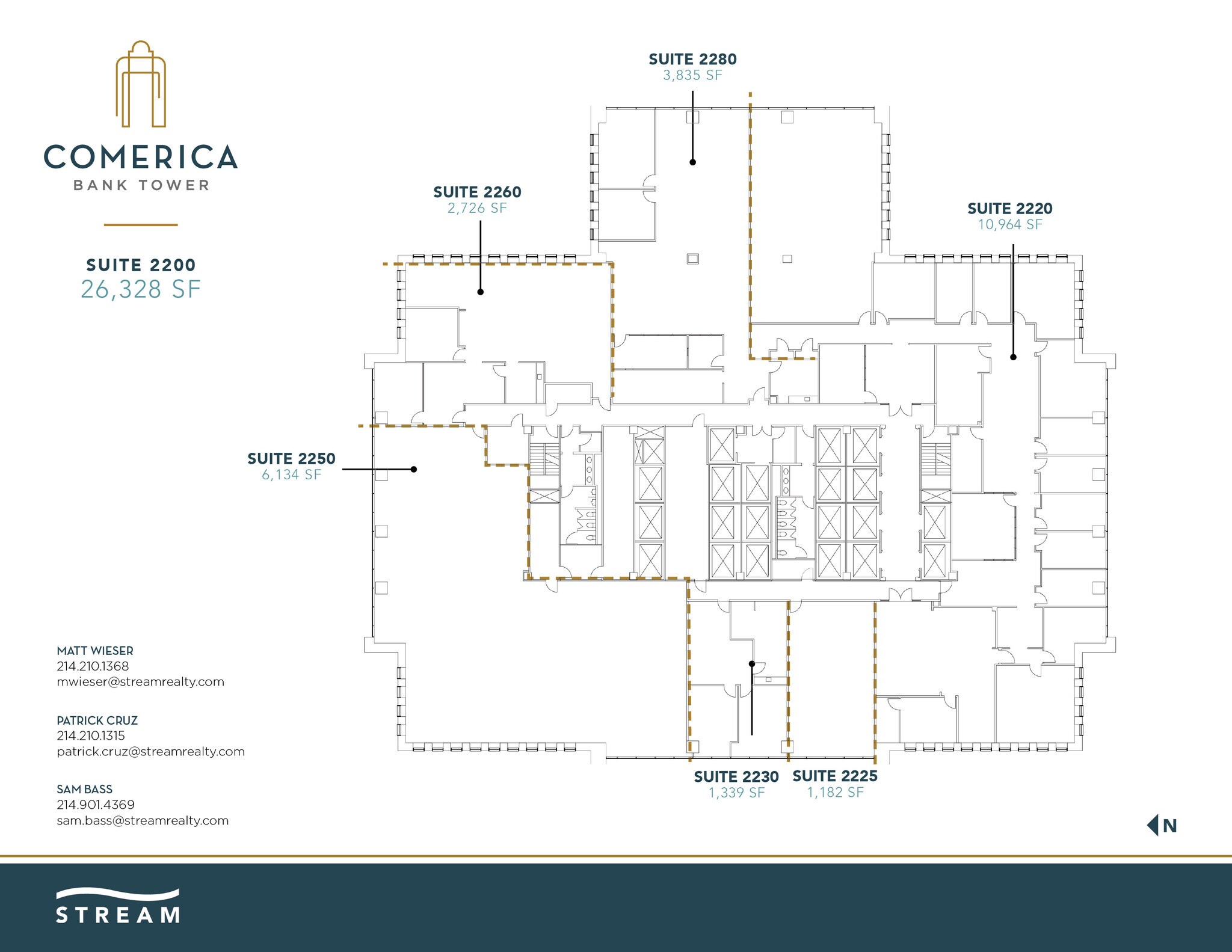 1717 Main St, Dallas, TX à louer Plan d’étage– Image 1 sur 1