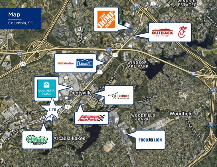 6615 Two Notch Rd, Columbia, SC à louer - Photo de l’immeuble – Image 2 sur 3