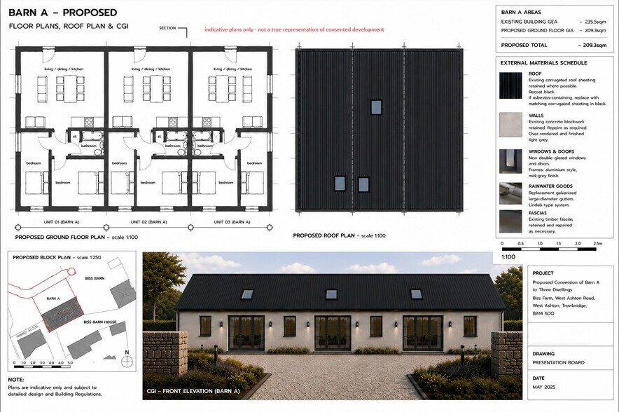 West Ashton Rd, West Ashton à vendre - Plan d’étage – Image 2 sur 3