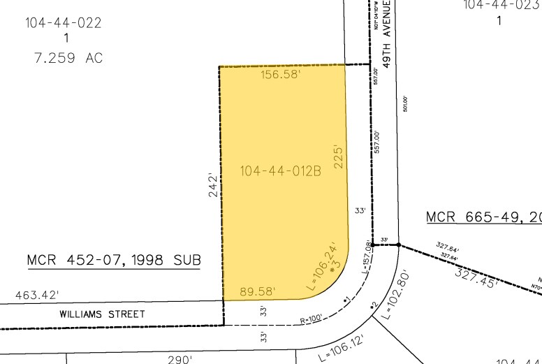 2836 S 49th Ave, Phoenix, AZ à louer - Plan cadastral – Image 3 sur 4
