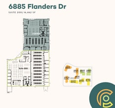 6815 Flanders Dr, San Diego, CA à louer Plan d’étage– Image 1 sur 1