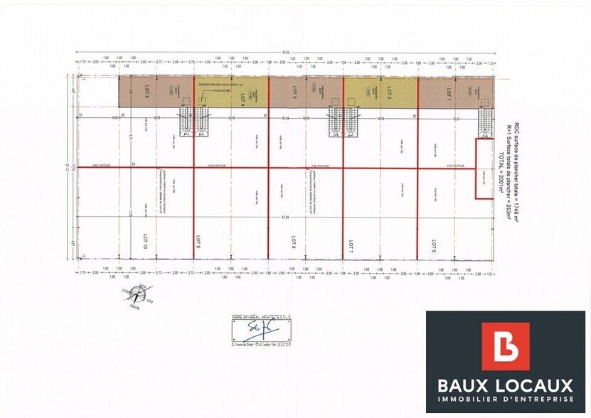 Local d’activités dans Carpentras à louer - Plan d’étage – Image 3 sur 3