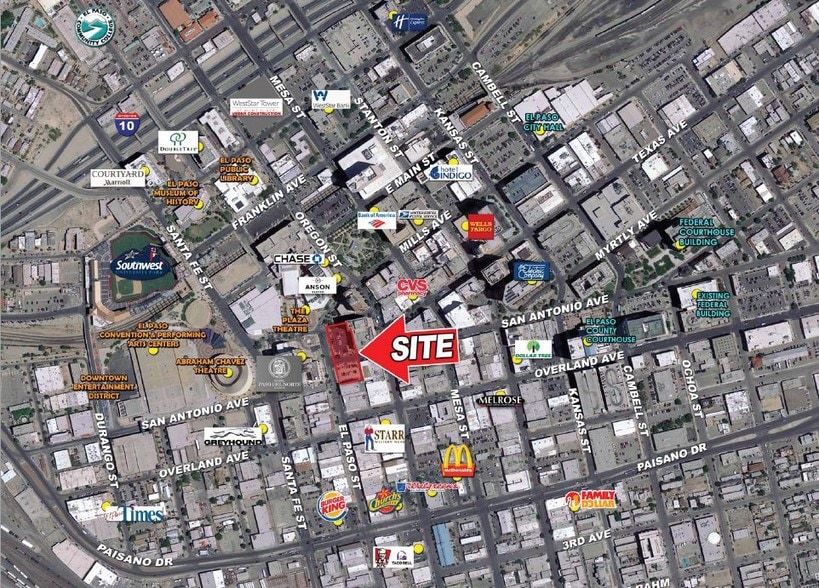 NEC of El Paso St & E San Antonio Ave, El Paso, TX à louer - Aérien – Image 2 sur 3