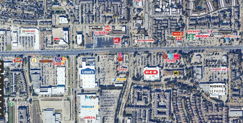 2600 Kirkwood Dr, Houston, TX à louer - Aérien – Image 2 sur 2