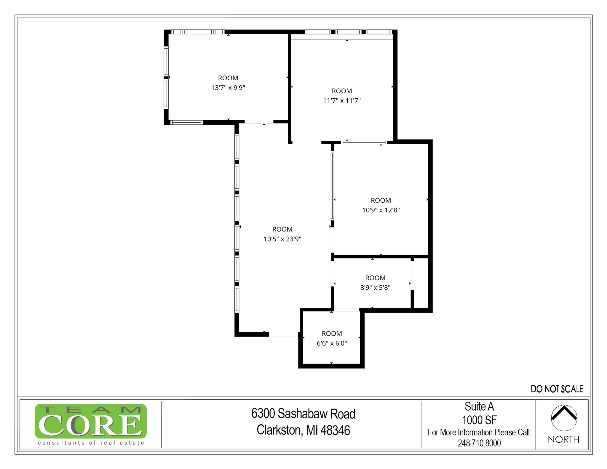 6300 Sashabaw Rd, Village of Clarkston, MI à louer Plan d’étage– Image 1 sur 1