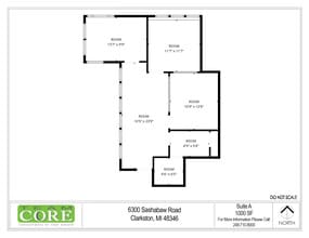 6300 Sashabaw Rd, Village of Clarkston, MI à louer Plan d’étage– Image 1 sur 1