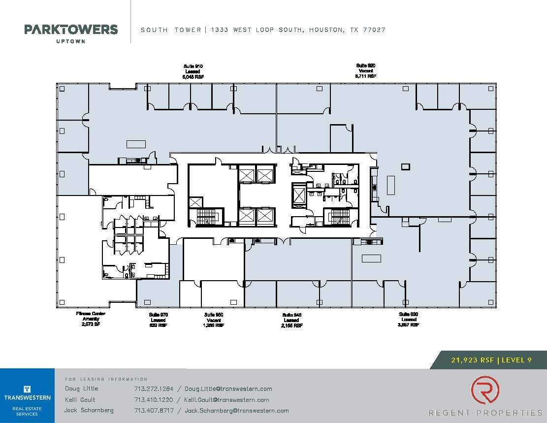 1233 West Loop S, Houston, TX à louer Plan d’étage– Image 1 sur 1