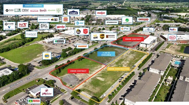 Plus de détails pour NWQ Randall & Lincoln Highway, St Charles, IL - Terrain à vendre