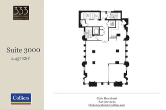 333 N Michigan Ave, Chicago, IL à louer Plan d’étage– Image 1 sur 1