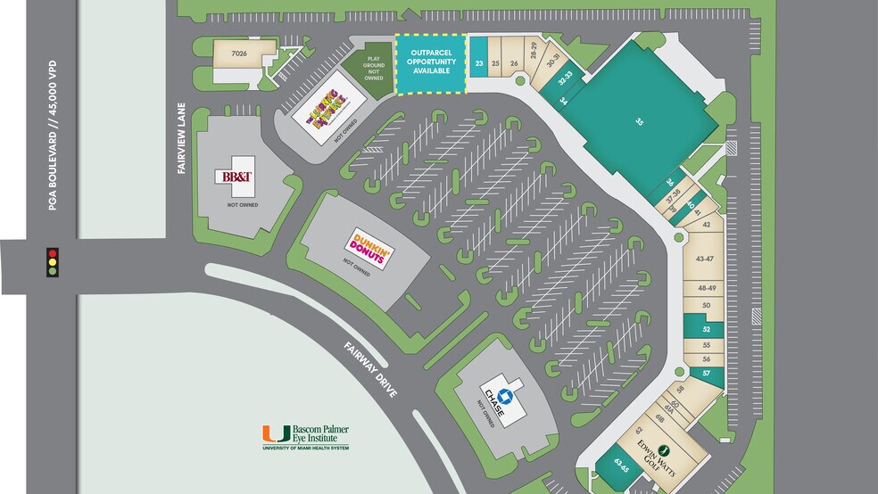 7100 Fairway Dr, Palm Beach Gardens, FL à louer - Plan d’étage – Image 2 sur 7