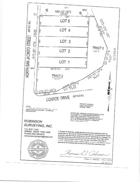 1302 N San Jacinto St, Conroe, TX à vendre - Photo de l’immeuble – Image 2 sur 2