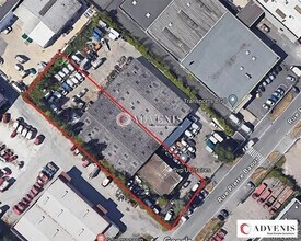 Bordeaux - VUE AÉRIENNE vue de carte